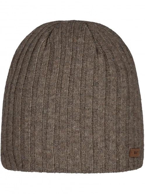 Barts Haakon Beanie férfi kötött sapka barna színben 2