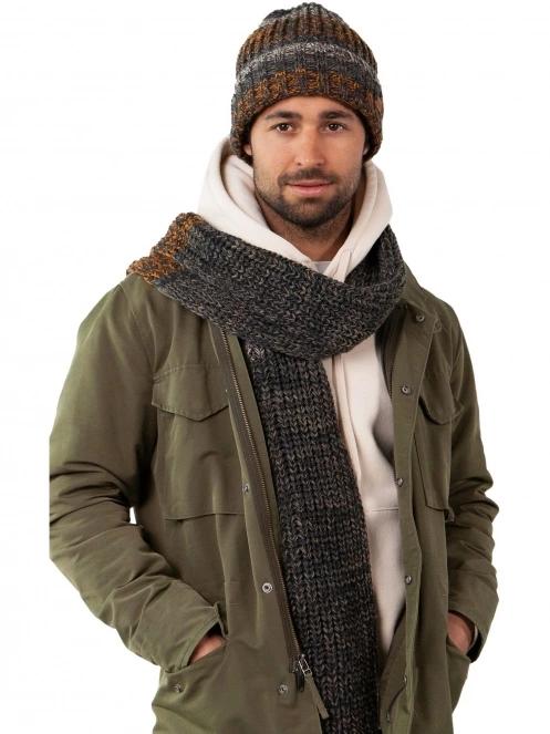 Barts Akotan Beanie férfi kötött sapka szürke színben 3