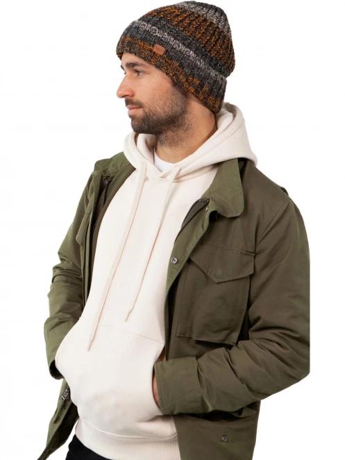 Barts Akotan Beanie férfi kötött sapka szürke színben 4