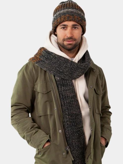 Barts Akotan Beanie férfi sapka oliva színben 3