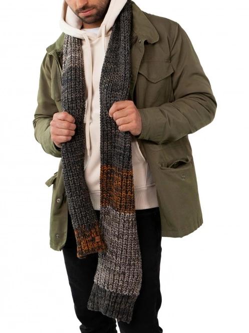 Barts Akotan Scarf férfi sál szürke színben 4