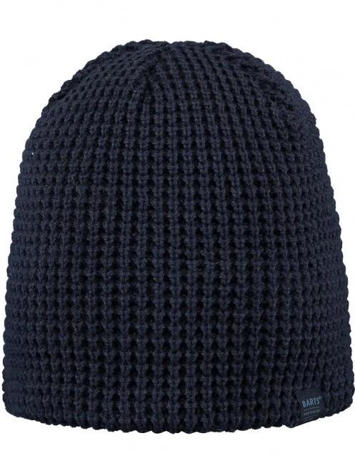 Barts Redak Beanie férfi kötött sapka sötétkék színben 2