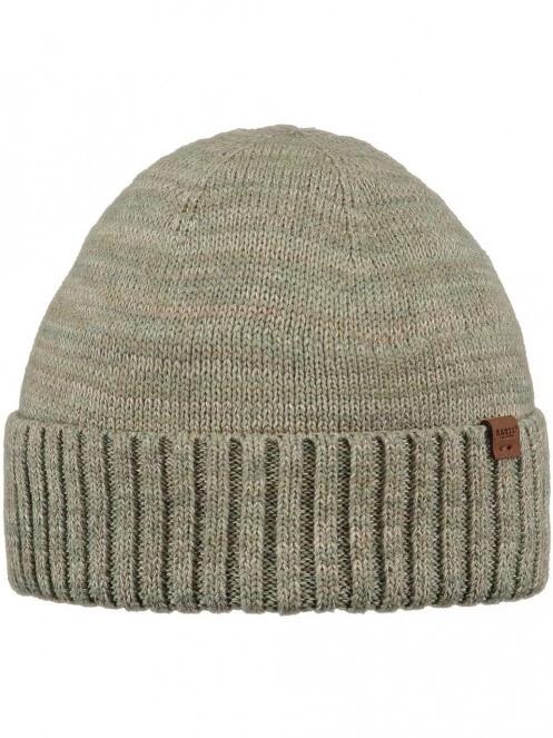 Barts Uraku Beanie férfi kötött sapka homok színben 2