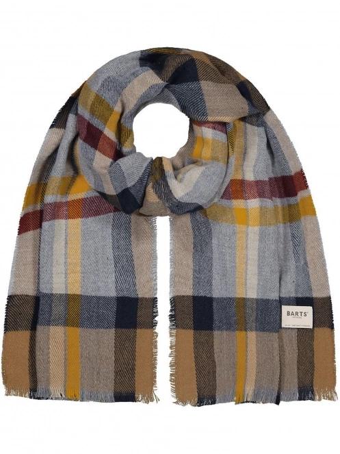 Barts Lowel Scarf férfi sál kék színben 2
