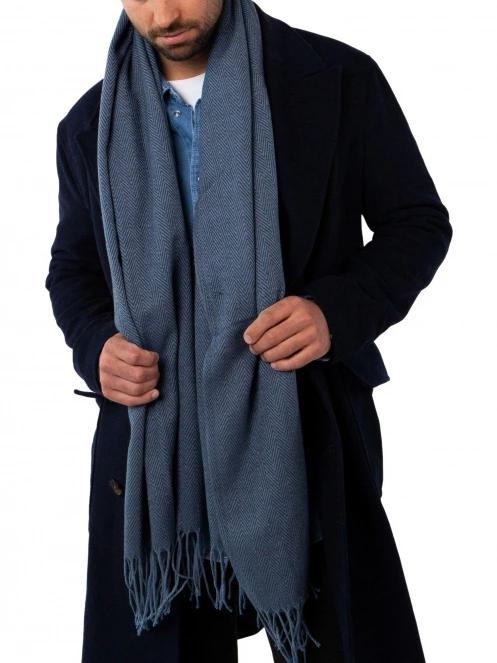 Barts Soho Scarf férfi sál kék színben 3