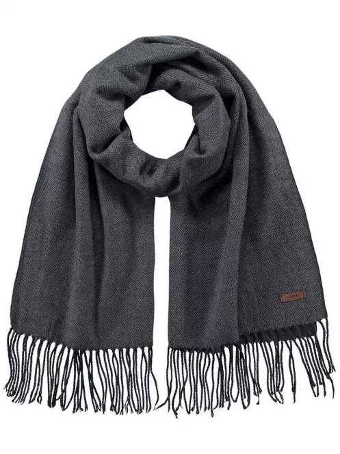 Barts Soho Scarf férfi sál szürke színben 2
