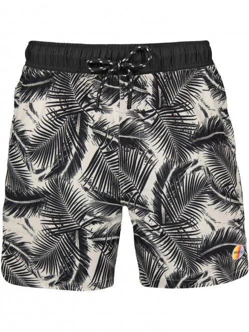 Barts Darwin Shorts férfi fürdőnadrág fekete színben 4