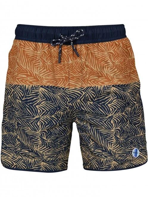 Barts Junko Shorts férfi fürdőnadrág barna színben 4