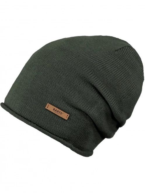 Barts James Beanie férfi sapka oliva színben 2