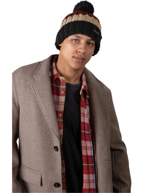 Barts Wilhelm Beanie férfi bojtos sapka piros színben 3