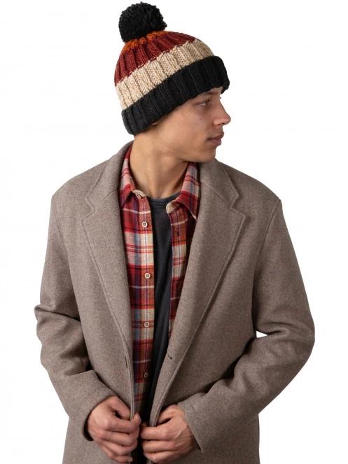 Barts Wilhelm Beanie férfi bojtos sapka piros színben 4