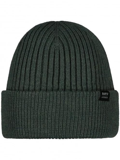 Barts Nieck Beanie férfi kötött sapka oliva színben 2