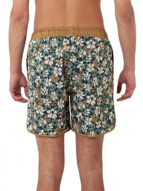 Barts Jarai Shorts férfi beach short oliva színben 4
