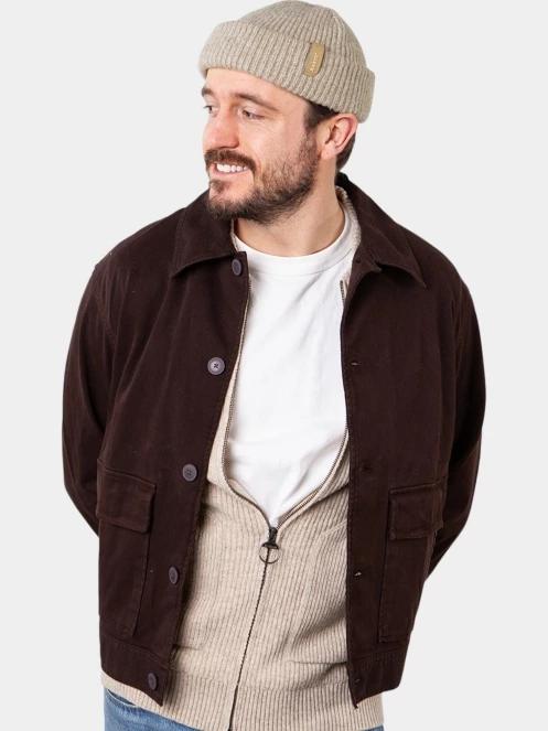 Barts Banxs Beanie férfi sapka barna színben 5