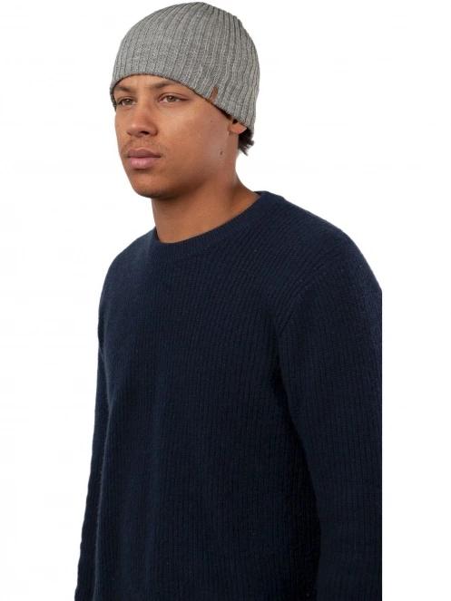 Barts Wilbert Beanie férfi kötött sapka szürke színben 2