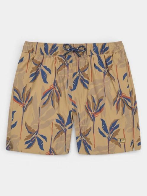 Barts Fervis Shorts férfi fürdőnadrág barna színben 4