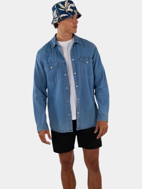 Barts Lowan Hat bucket hat sötétkék színben 3