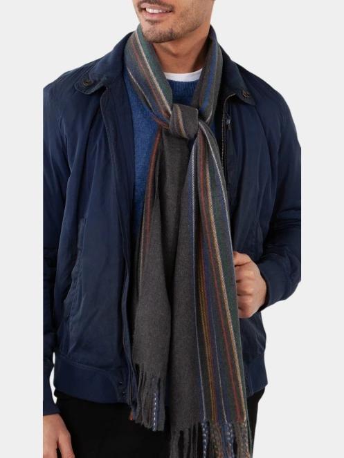 Barts Kersie Scarf férfi sál szürke színben 3
