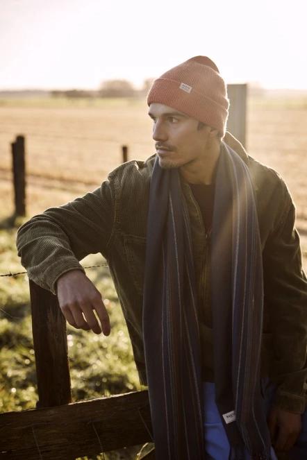 Barts Kersie Scarf férfi sál szürke színben 6