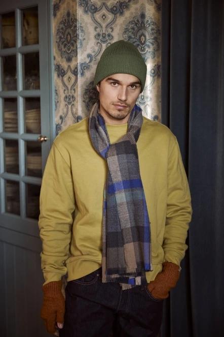 Barts Vidat Fingerless Gloves férfi kesztyű narancssárga színben 5