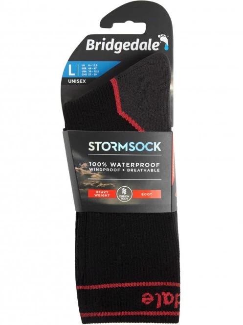 Bridgedale StormSock Heavyweight Boot túrazokni fekete színben 5