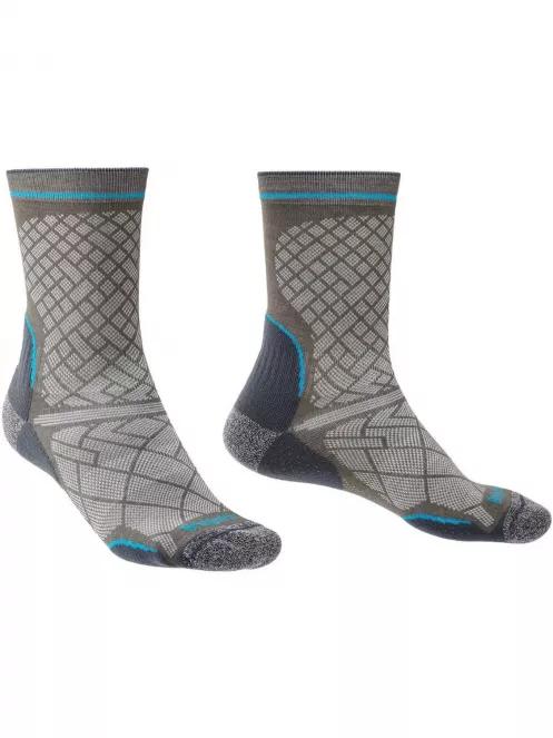 Bridgedale Ultra Light T2 Coolmax Performance Boot férfi túrazokni szürke színben 2