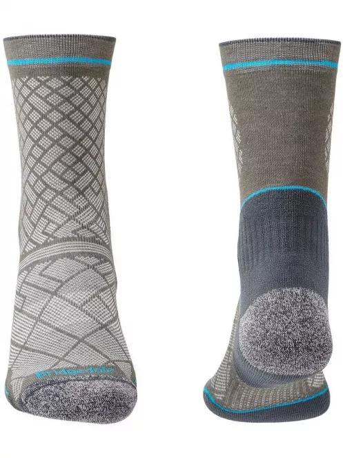 Bridgedale Ultra Light T2 Coolmax Performance Boot férfi túrazokni szürke színben 3