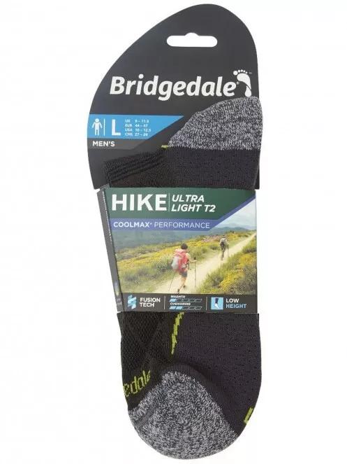 Bridgedale Ultra Light T2 Coolmax Performance Low túrazokni fekete színben 4