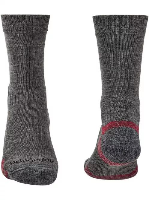 Bridgedale Lightweight Merino Performance Boot férfi túrazokni szürke színben 3