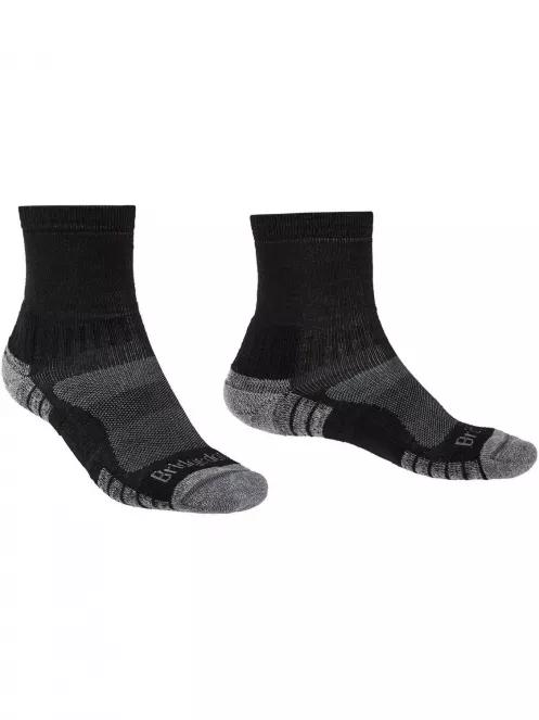 Bridgedale Lightweight Merino Performance 3/4 Crew Original férfi túrazokni fekete színben 2