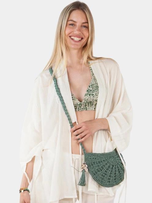 Barts Theros Shoulderbag női válltáska zöld színben 4