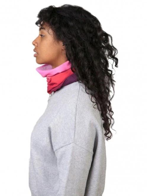 Barts Multicol Dip Dye csősál magenta színben 3