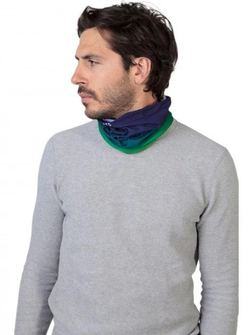 Barts Multicol Dip Dye csősál sötétkék színben 3