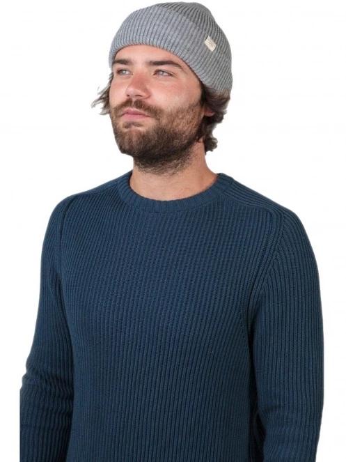 Barts Kinabalu Beanie kötött sapka szürke színben 4