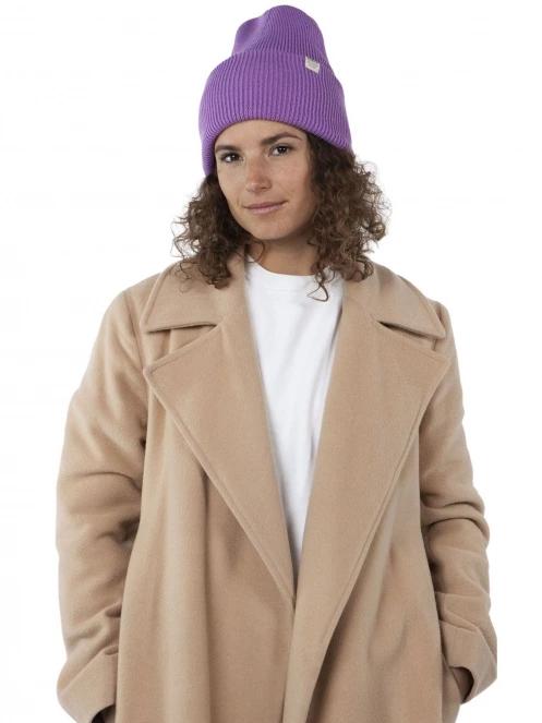 Barts Haveno Beanie kötött sapka lila színben 2