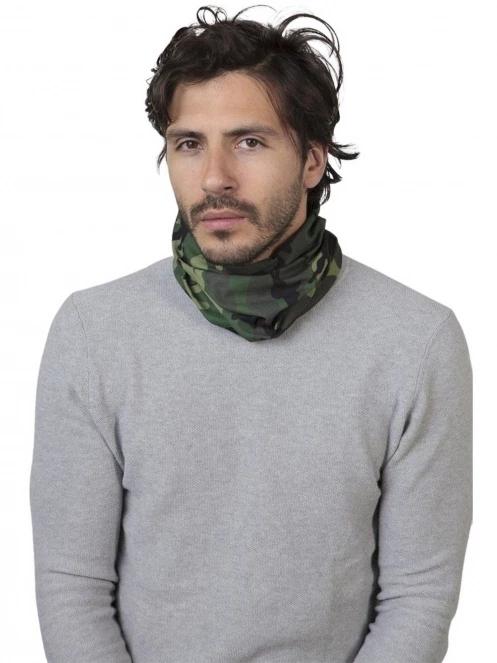 Barts Multicol Camo csősál zöld színben 2
