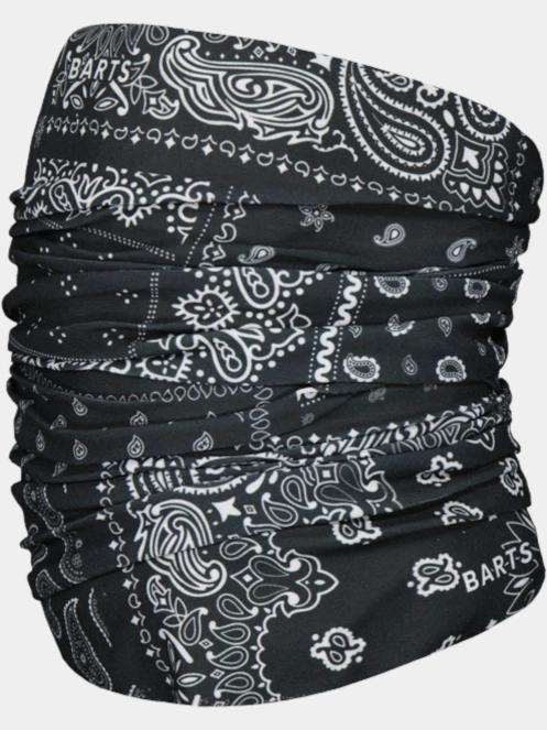 Barts Multicol Paisley Mix csősál fekete színben 2