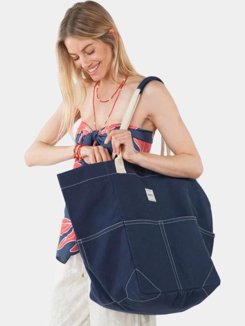 Barts Jondi Bag shopper táska sötétkék színben 3