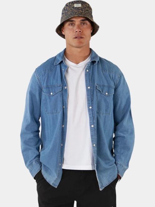 Barts Lowan Hat bucket hat sötétkék színben 3