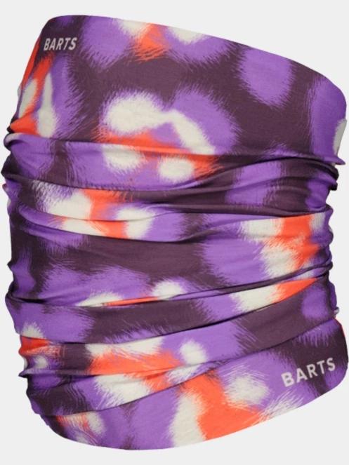Barts Multicol Ink Flower csősál lila színben 2