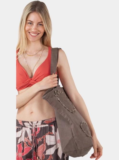 Barts Dieuw Beachbag női strandtáska barna színben 4