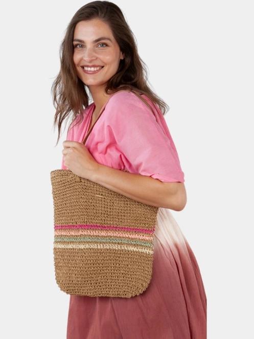 Barts Lazey Shopper női shopper táska barna színben 4