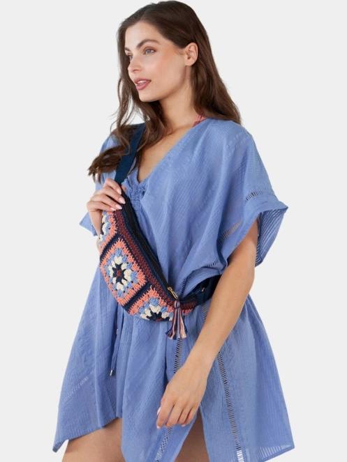 Barts Wanderes Bumbag női övtáska sötétkék színben 4