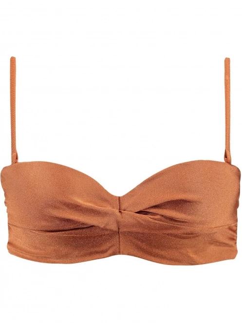 Barts Isla Bandeau női bikini felső sárga színben 7