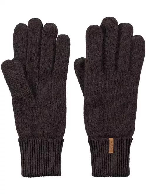 Barts Fine Knitted Gloves női kesztyű barna színben 2