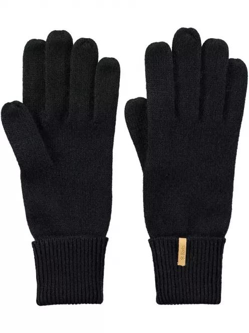 Barts Fine Knitted Gloves női kesztyű fekete színben 2