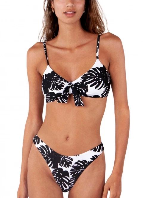 Barts Banksia Crop Top női bikini felső fekete színben 2
