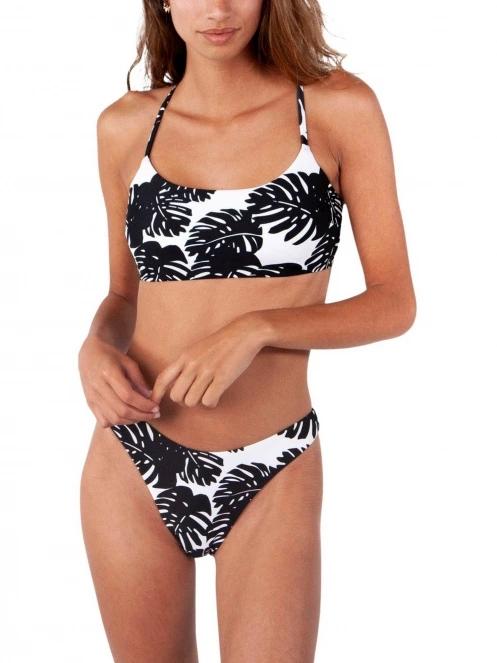 Barts Banksia Crop Top női bikini felső fekete színben 4