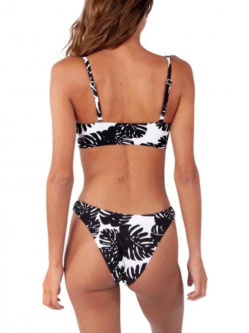 Barts Banksia Crop Top női bikini felső fekete színben 5