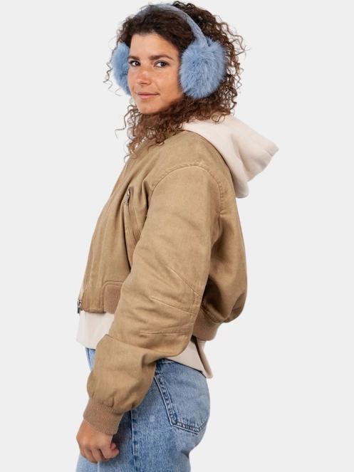Barts Fur Earmuffs női fülvédő világoskék színben 4